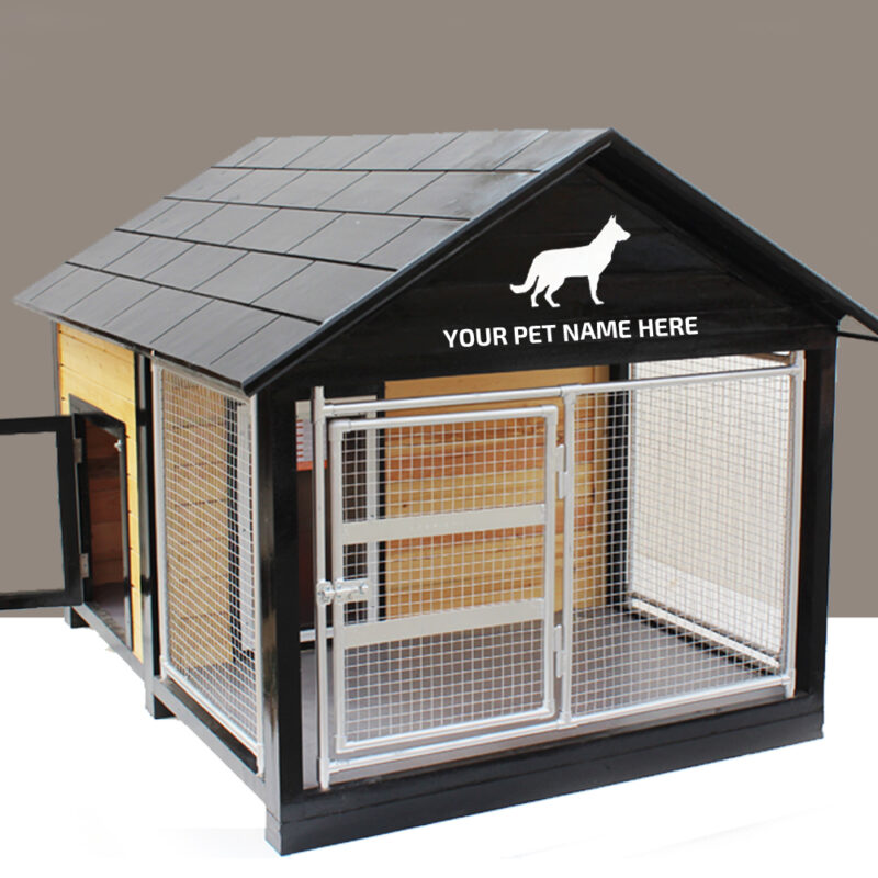 Dog house with AC